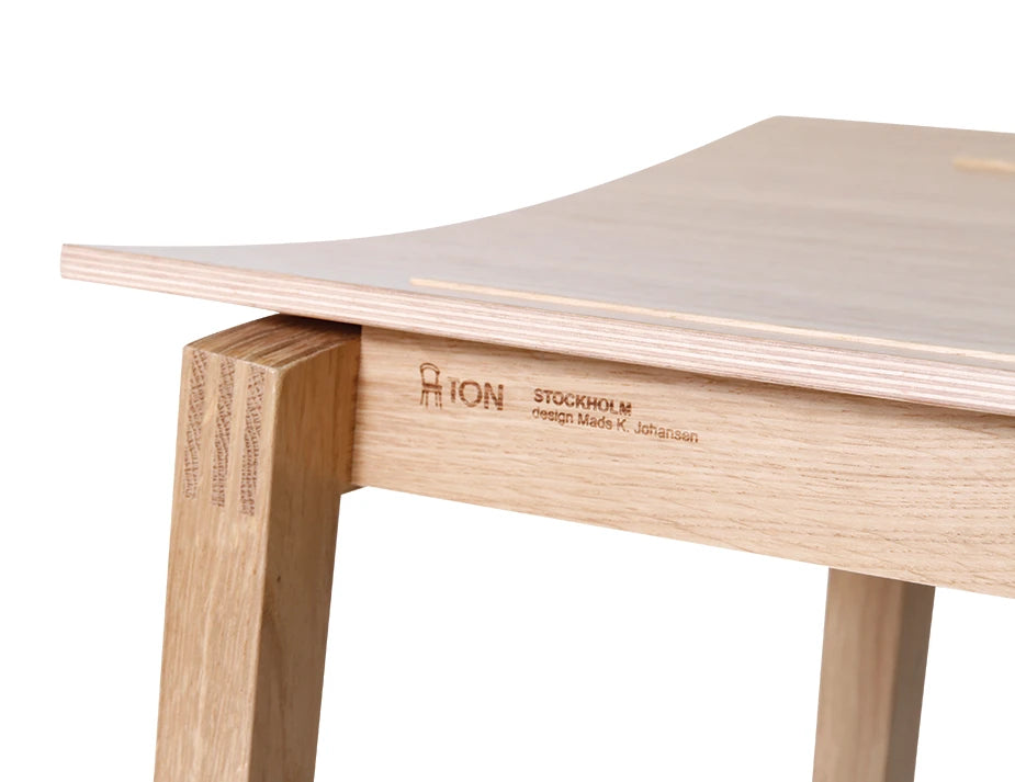 Stockholm Stool - Natural Oak - by TON