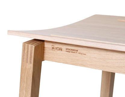 Stockholm Stool - Natural Oak - by TON