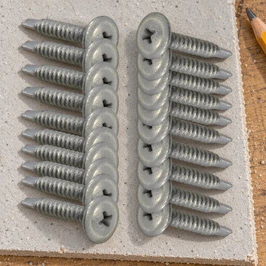 Cement Sheet & Blueboard Green Wall Screws 20pc