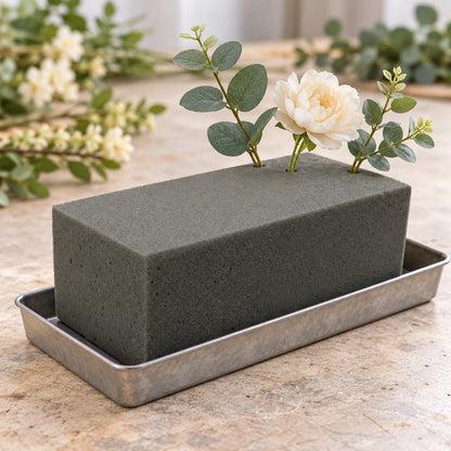 20 Pieces of Dry Floral Foam Bricks 23cm x 11cm x 8cm (Artificial Plant Foam Blocks - formaldehyde FREE)