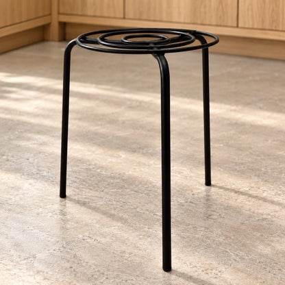 Durable Circular Metal Plant Pot Riser Insert for Decorative Planters 26cm