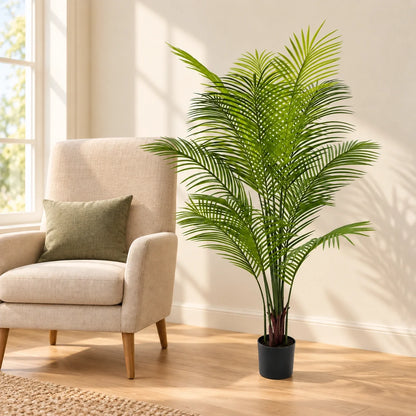 Premium Dense Artificial Areca Palm Tree 120cm