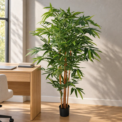 Premium Two-tone Green Artificial Bamboo Plant 150cm