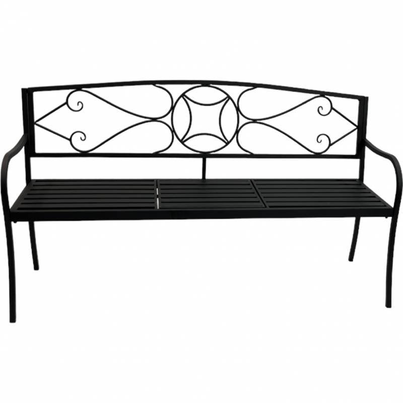 Otis Metal Garden Bench 87cm - Image 2