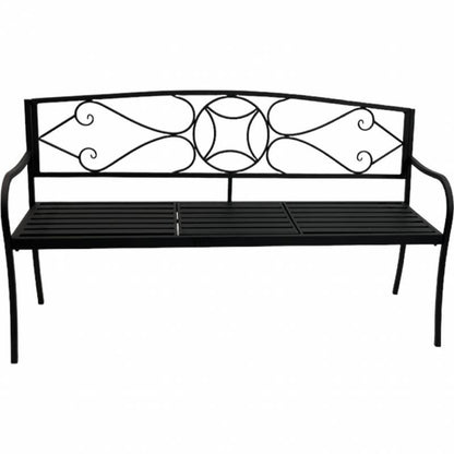 Otis Metal Garden Bench 87cm - Image 2