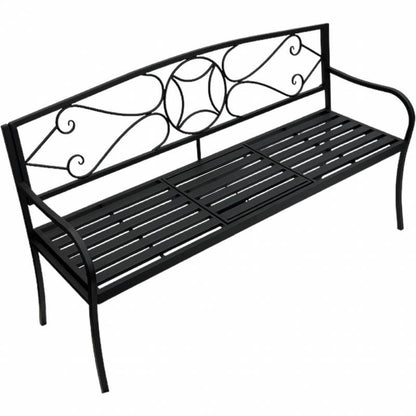 Otis Metal Garden Bench 87cm - Image 3