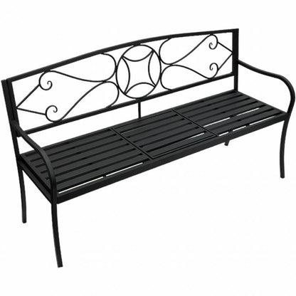 Otis Metal Garden Bench 87cm - Image 5
