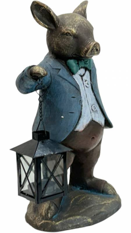 Pig Lantern Statue 35cm - Image 5