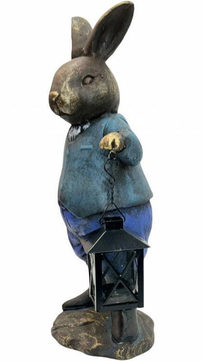 Rabbit Lantern Statue 41cm - Image 3