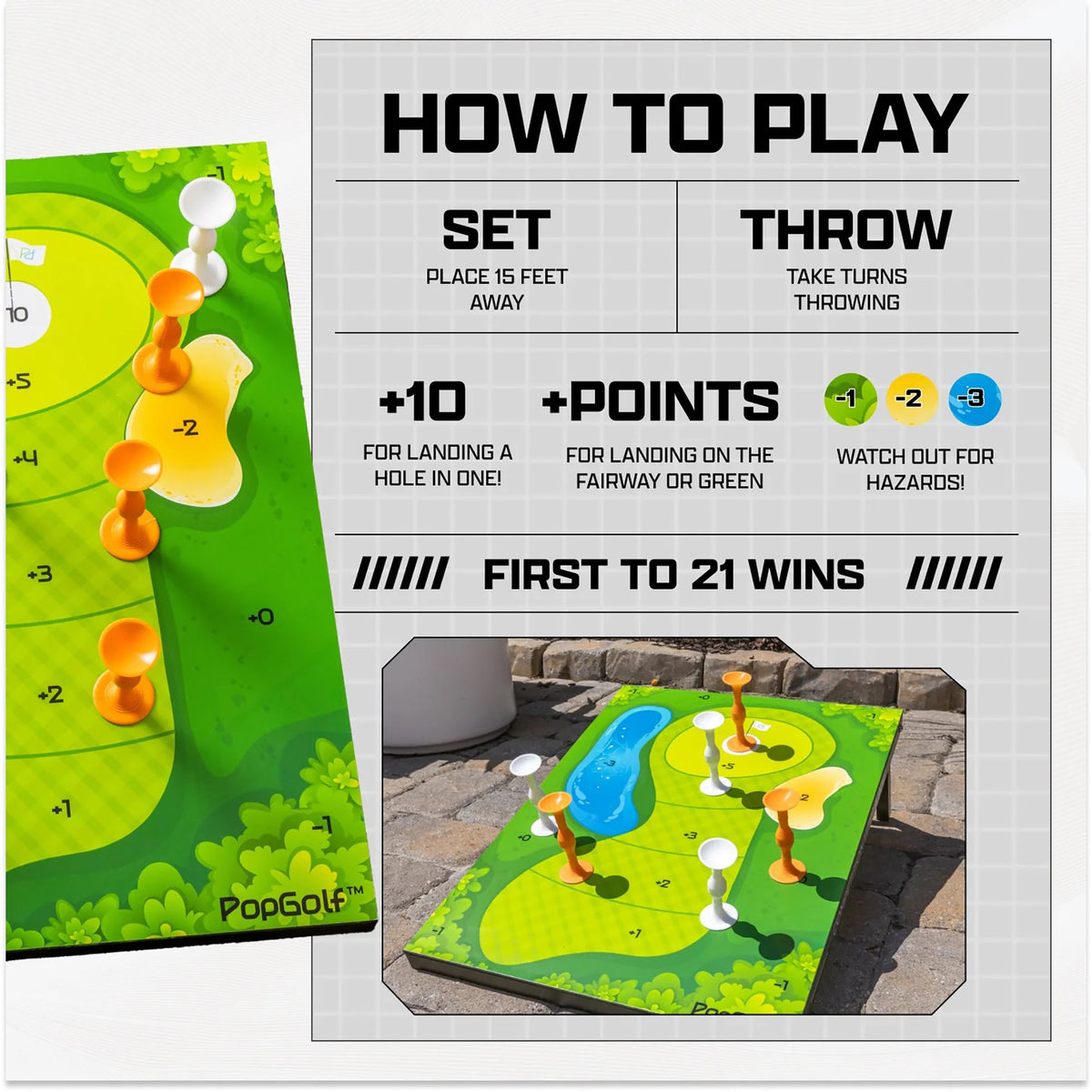 Vivere PopGolf™ Board Edition Set