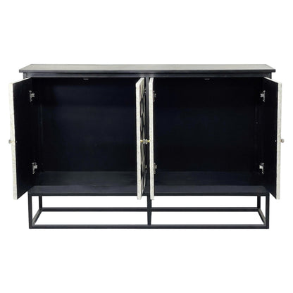Eloise Black and White Mother of Pearl Sideboard 142cm