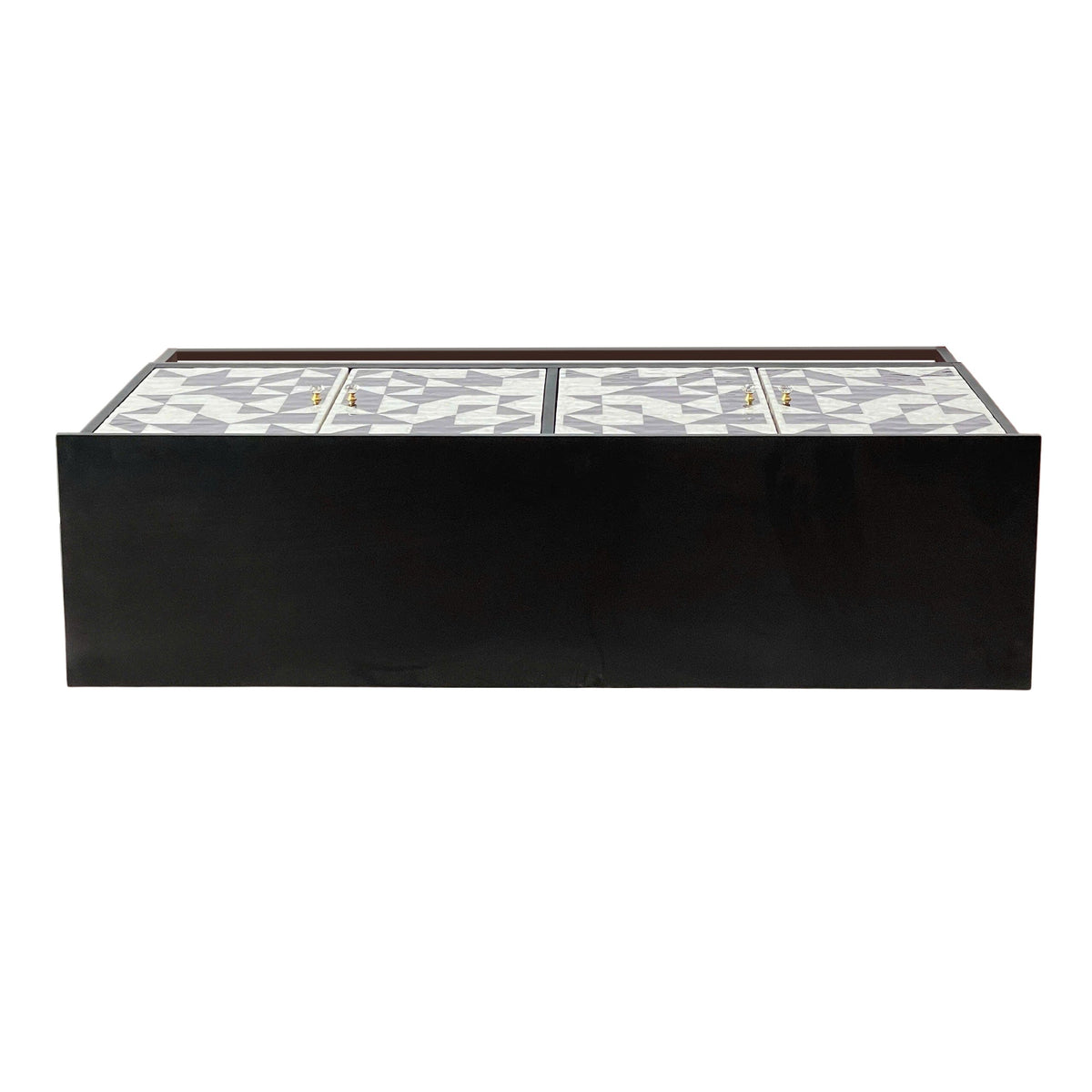 Eloise Black and White Mother of Pearl Sideboard 142cm