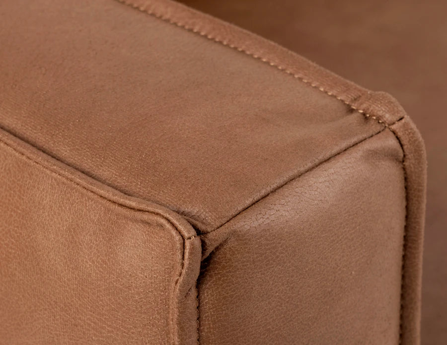 Enzo 3 Seat Sofa - Colorado Tan Leather Mix
