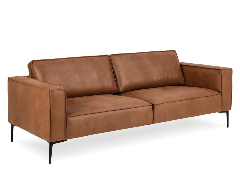 Enzo 3 Seat Sofa - Colorado Tan Leather Mix