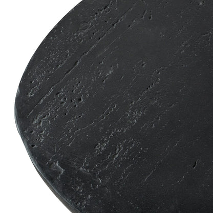 Ezra Black Cement Coffee Table 92cm
