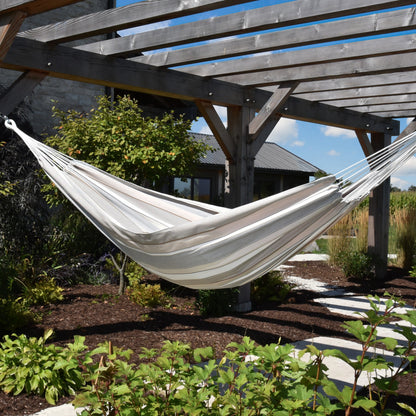 Vivere Brazilian Sunbrella Hammock Double - Dove