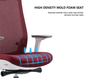 Nebula Office Chair - Black Frame - Black Upholstery