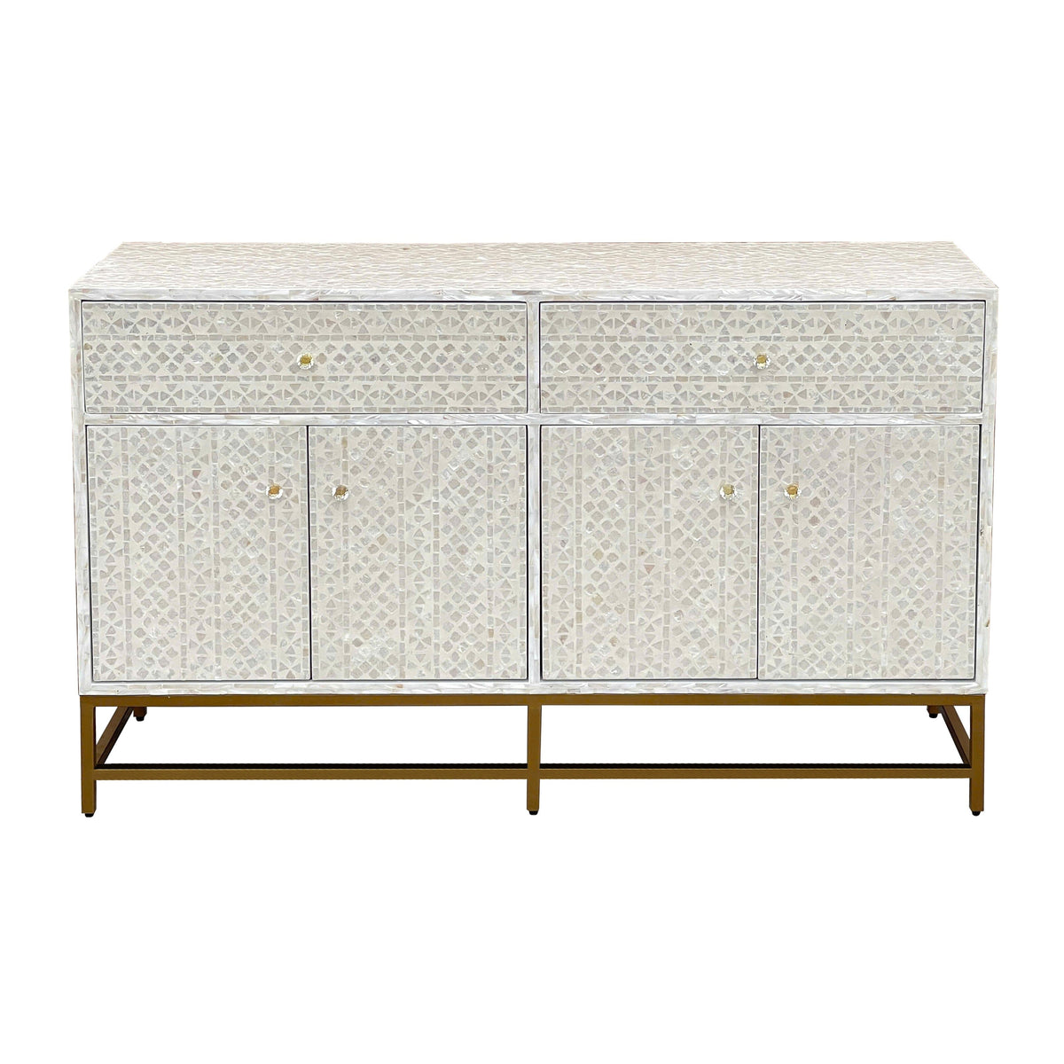 Felicity Cream Mother of Pearl Sideboard 139cm