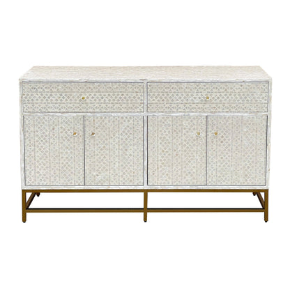 Felicity Cream Mother of Pearl Sideboard 139cm