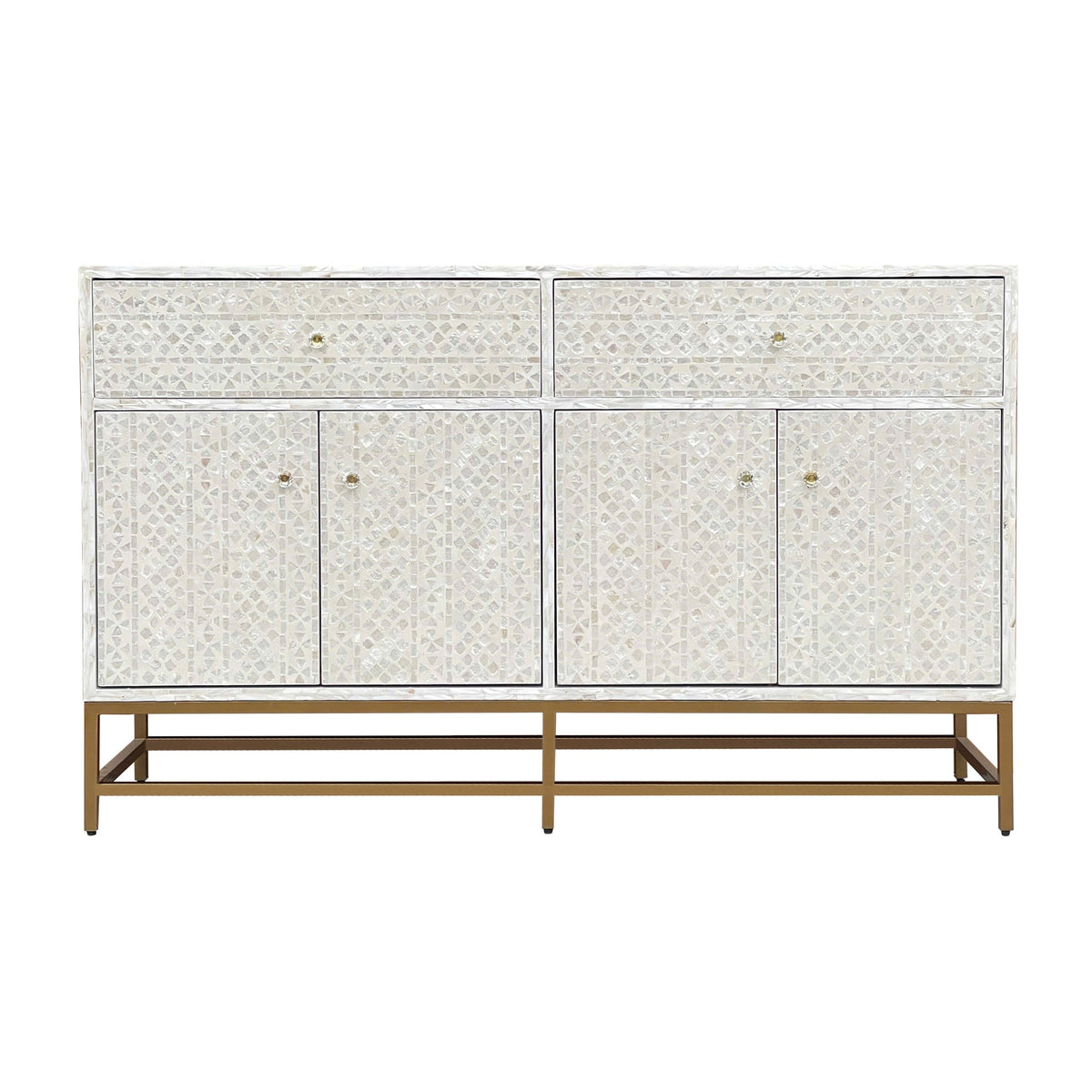 Felicity Cream Mother of Pearl Sideboard 139cm