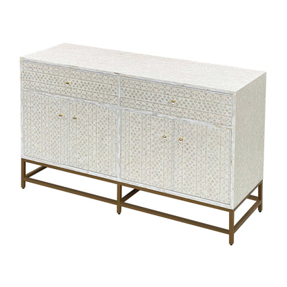 Felicity Cream Mother of Pearl Sideboard 139cm
