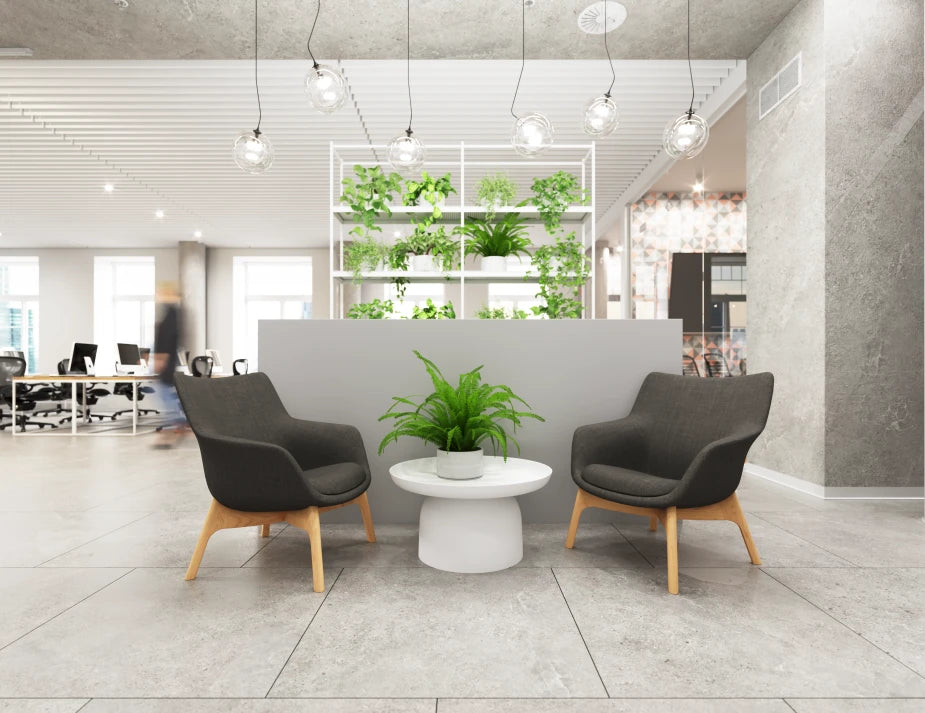 Flow Lounge Chair - Wood Base - Dark Grey