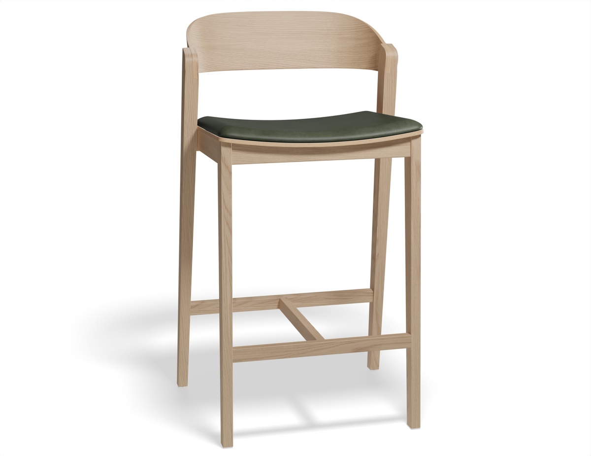 Grayson Bar Stool - Natural - Upholstered