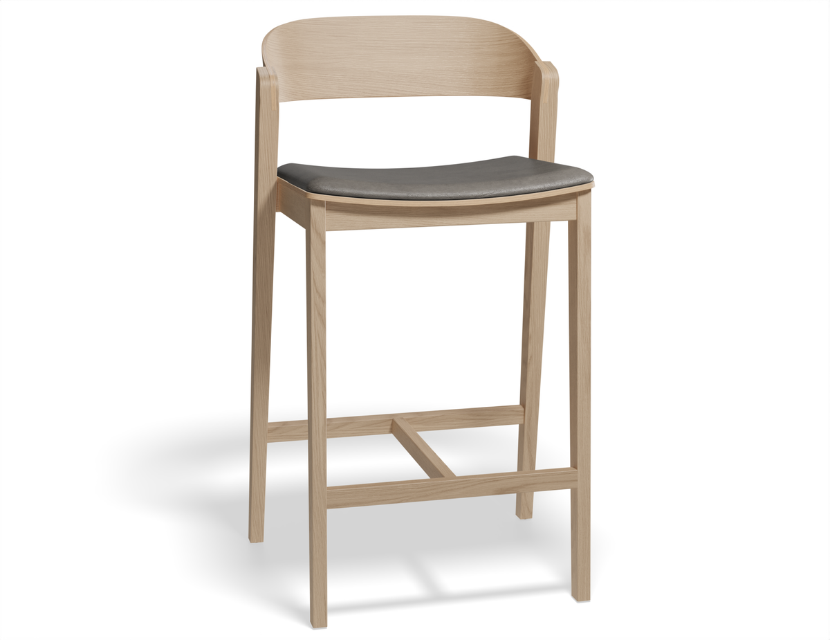 Grayson Bar Stool - Natural - Upholstered