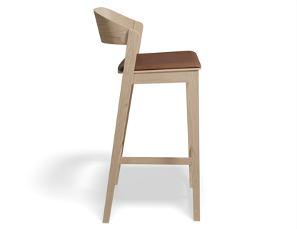 Grayson Bar Stool - Natural - Upholstered