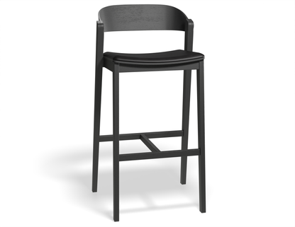 Grayson Bar Stool - Black - Upholstered