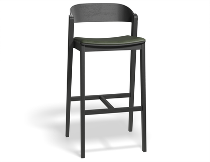 Grayson Bar Stool - Black - Upholstered