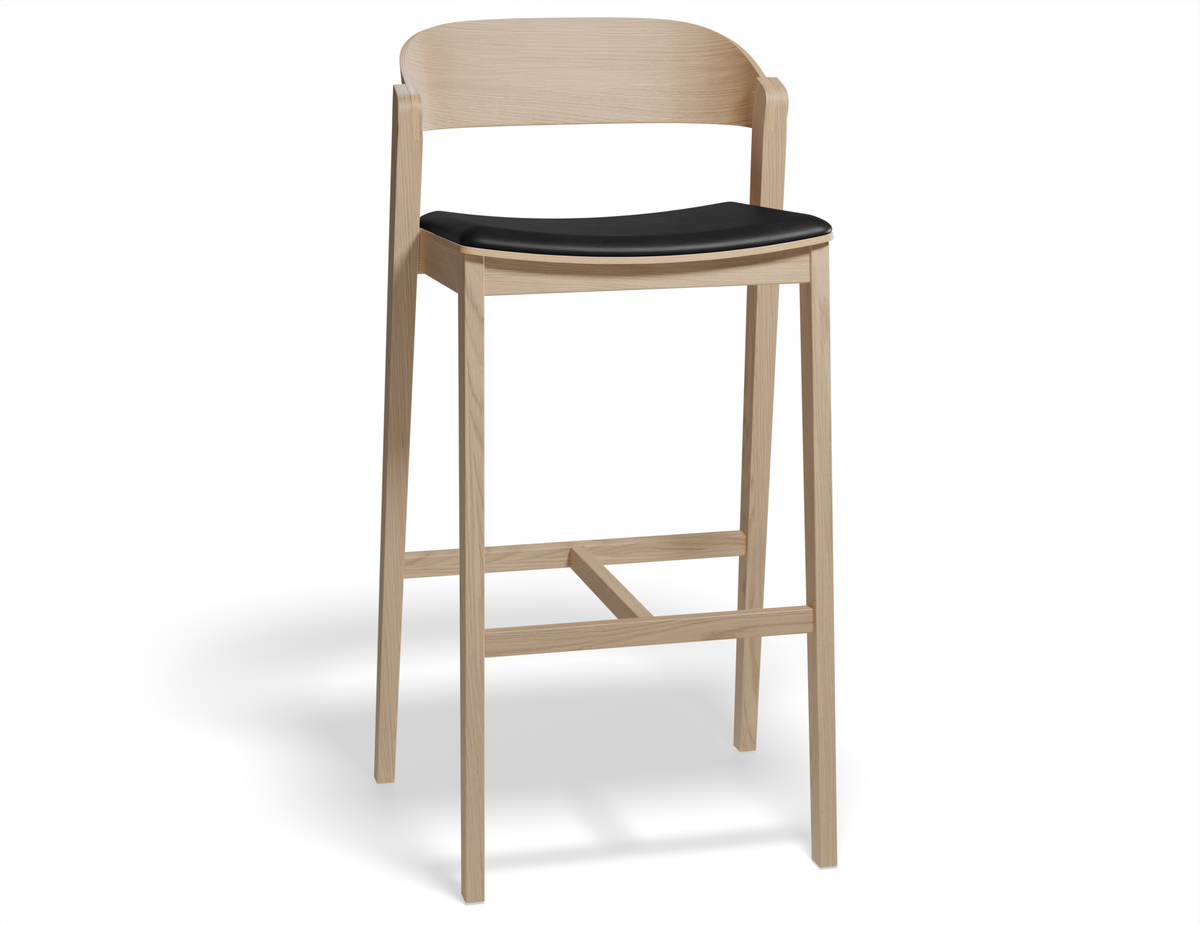 Grayson Bar Stool - Natural - Upholstered