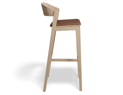 Grayson Bar Stool - Natural - Upholstered