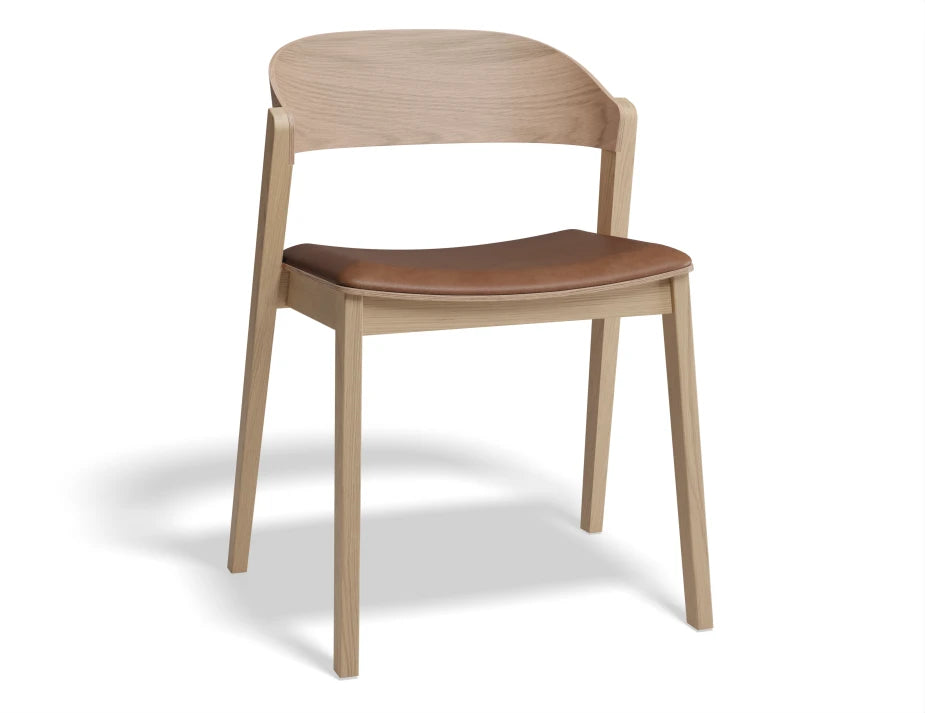 Grayson Dining Chair - Natural - Upholstered