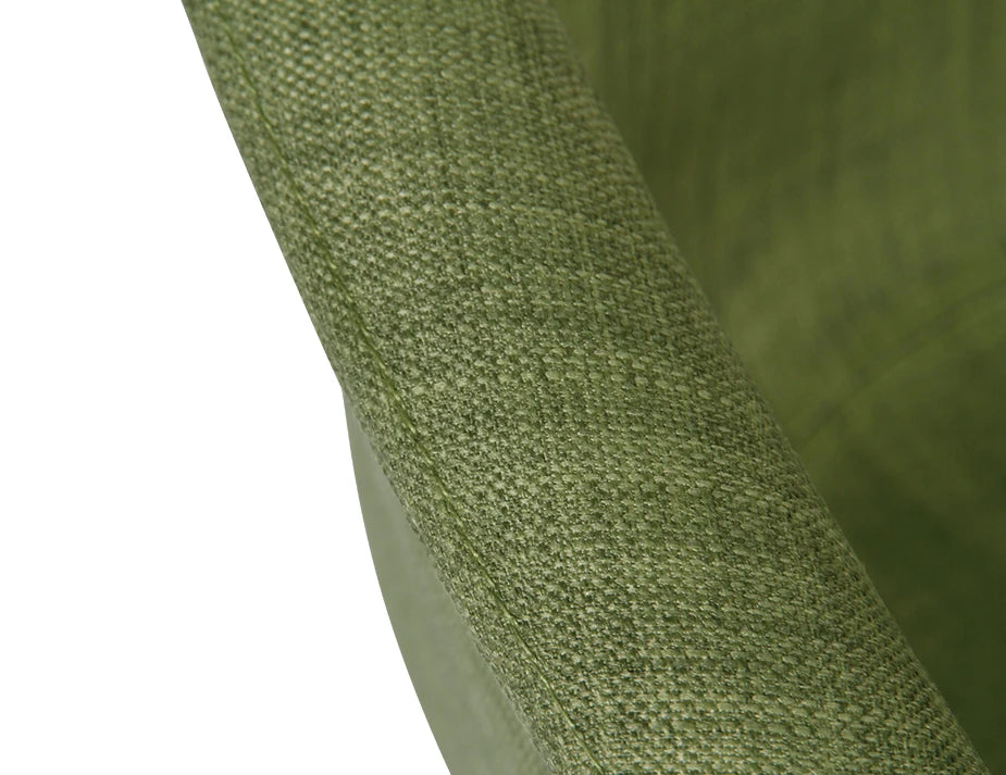 Lonsdale Armchair -  Natural - Green Linen Fabric