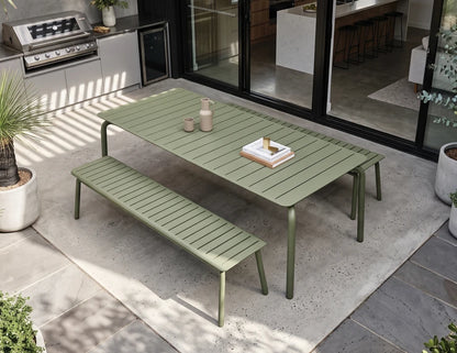 Roku Bench 190cm - Outdoor - Eucalyptus Green