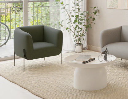 Belle Lounge Chair - Kelp Green