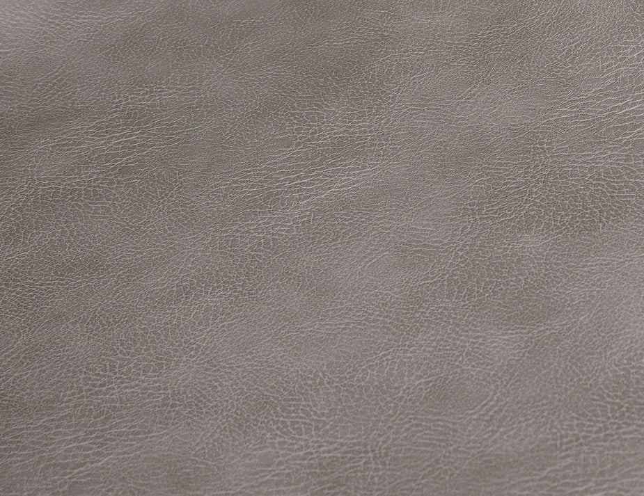 Pebble Stool Grey Upholstered Vintage Seat