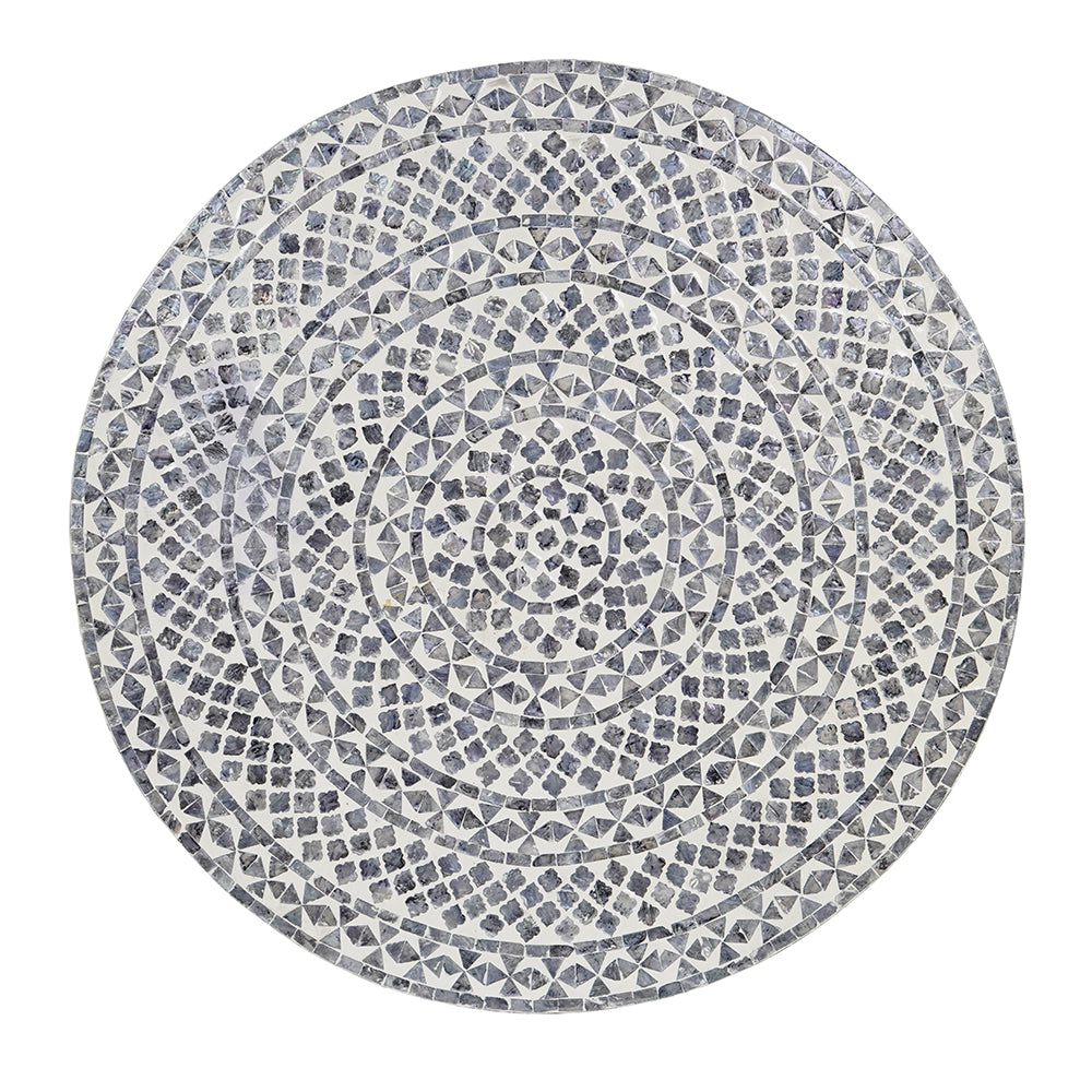 Hazel Black Diamond Mother of Pearl Coffee Table 76cm