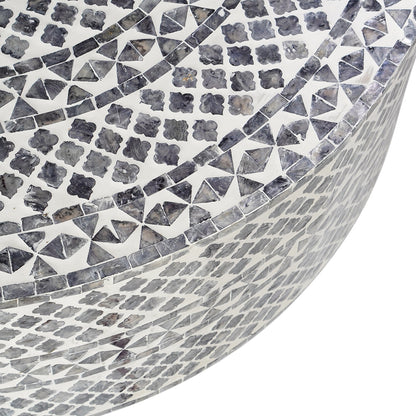 Hazel Black Diamond Mother of Pearl Coffee Table 76cm