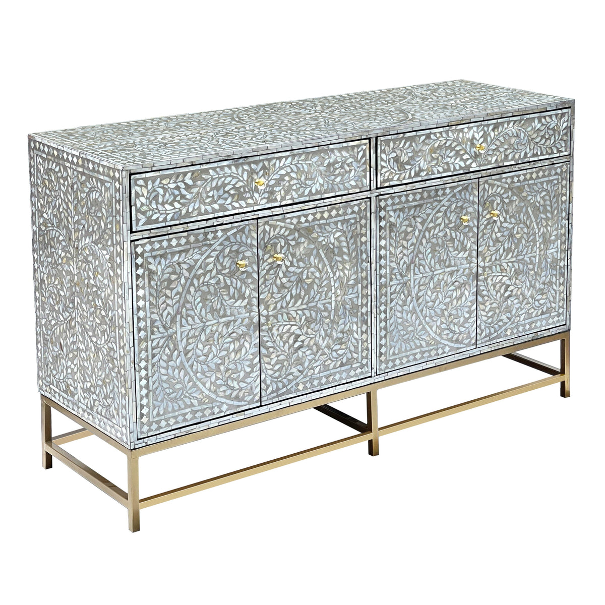 Hollis Mother of Pearl and Shell Sideboard 139cm