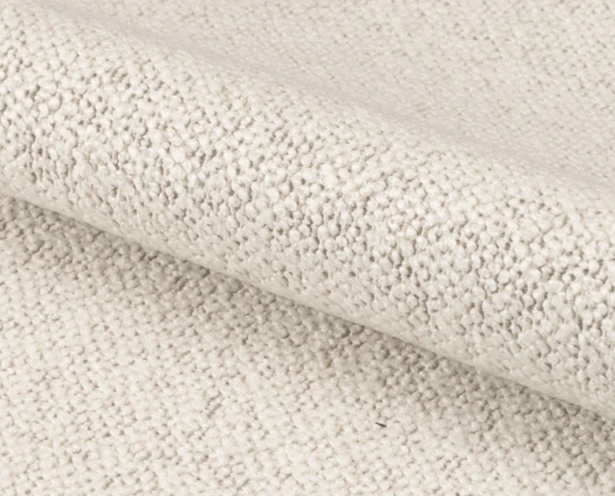 Oskar Bar Stool - Natural - Ivory Cream Fabric