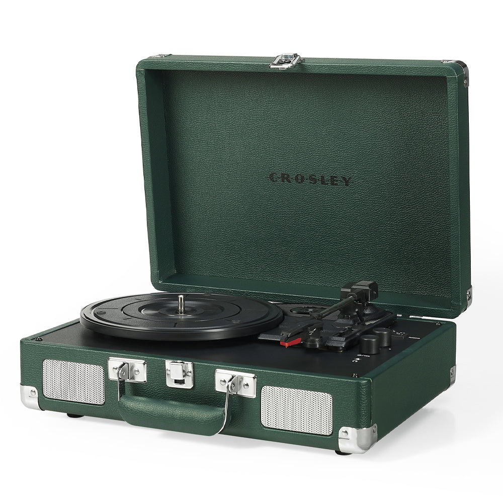 Crosley Cruiser Bluetooth Portable Turntable - Emerald Green