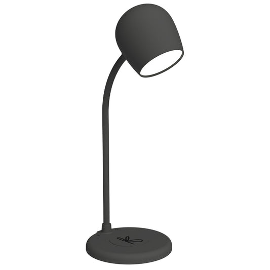 Kreafunk Ellie Lamp W/ Qi Charger And Bluetooth Speaker - Black