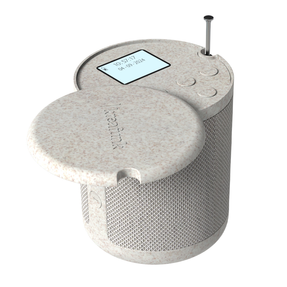 Kreafunk Dabbie Dab+/Fm Radio W/ Bluetooth - Wheat