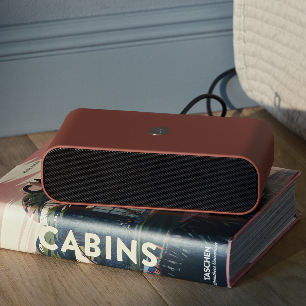 Kreafunk Wakie Alarm Clock Qi Charger + Bluetooth - Terracotta