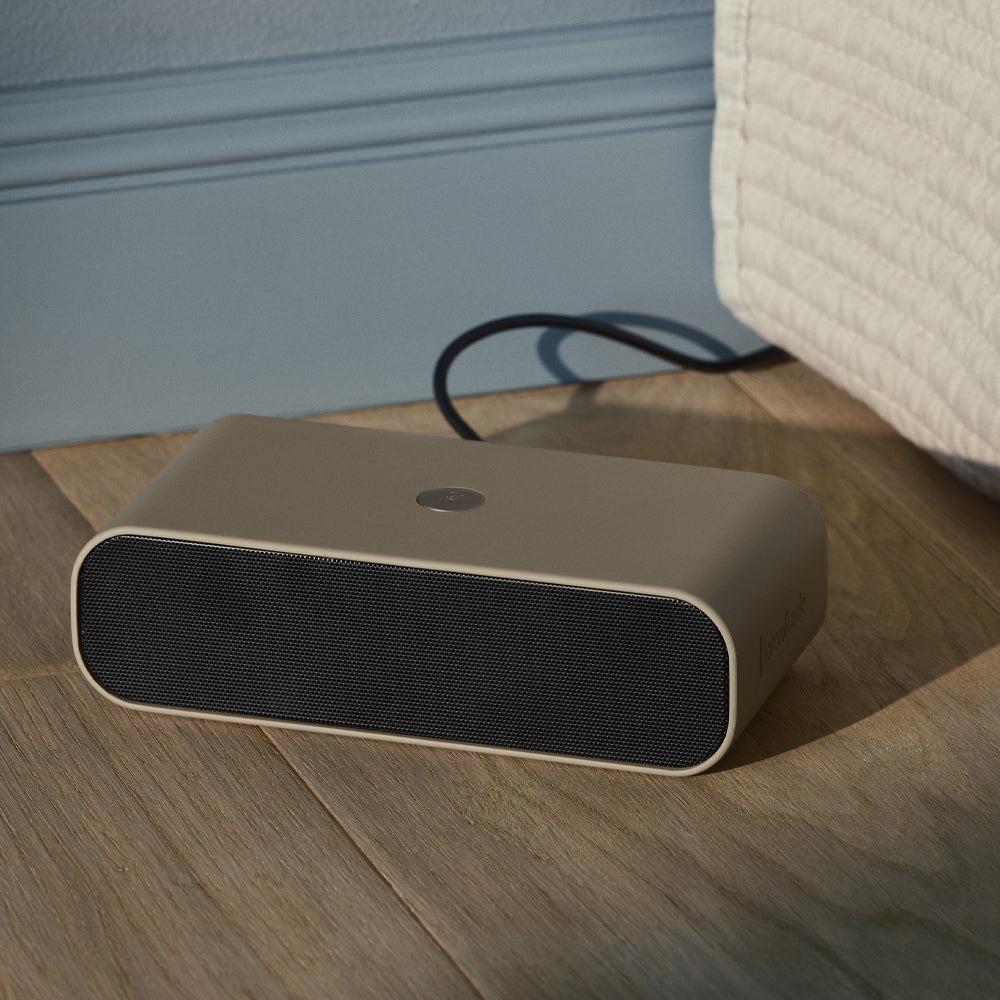 Kreafunk Wakie Alarm Clock Qi Charger + Bluetooth - Ivory Sand