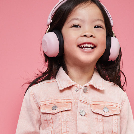 Kreafunk Kids Buzz Junior Bluetooth Headphones - Dusty Rose