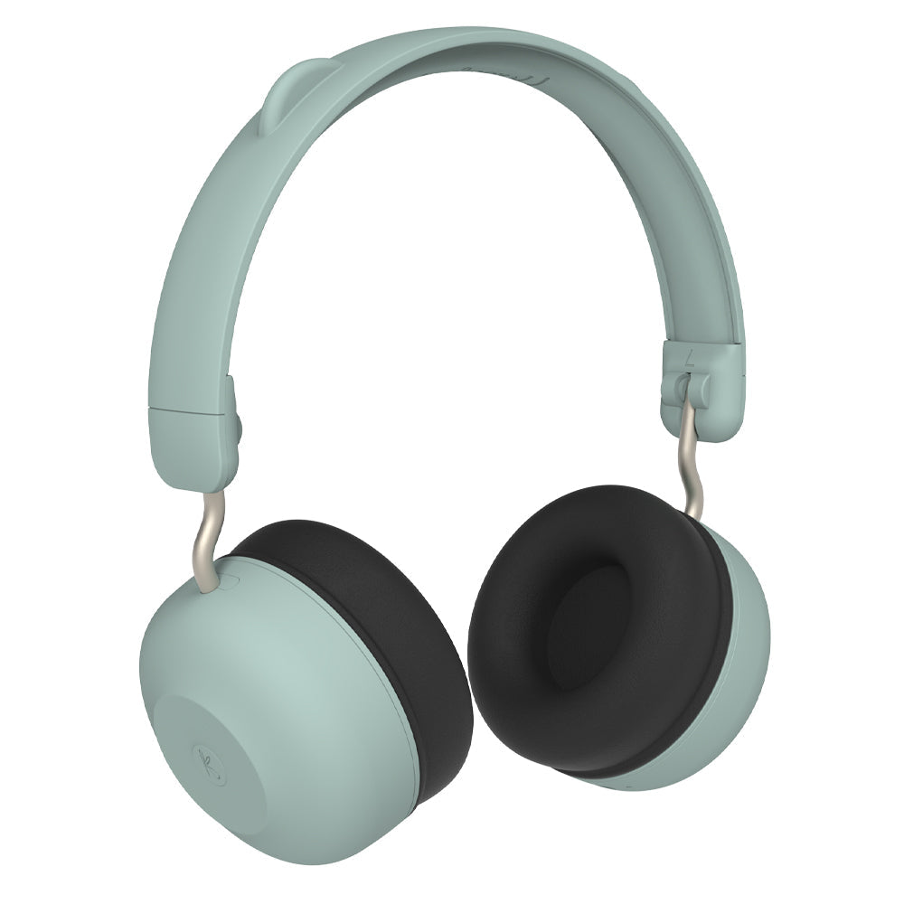 Kreafunk Kids Buzz Junior Bluetooth Headphones - Dusty Green
