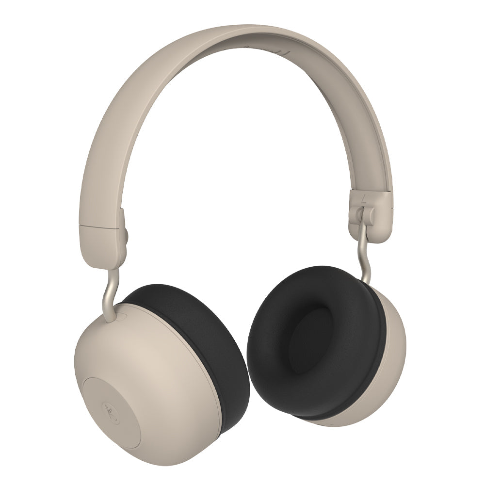 Kreafunk Kids Buzz Bluetooth Headphones W/ Anc - Ivory Sand